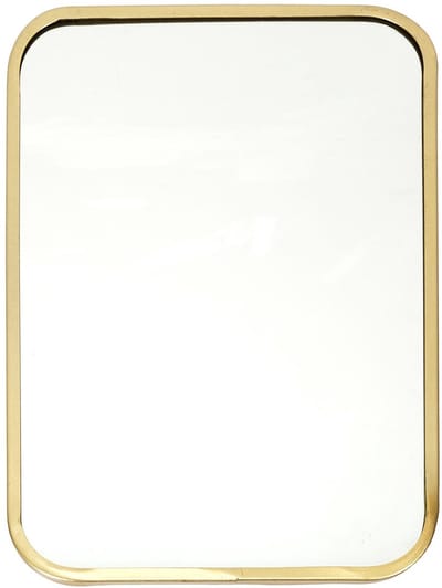 Home Deco Factory Spiegel Carré - rechthoek - goud - L25 x B34 cm