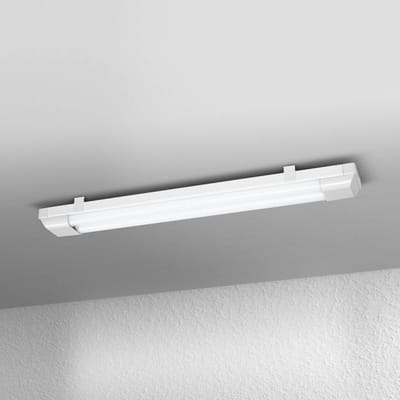 OSRAM LED-lichtbalk met hoge lichtopbrengst in wit met plaatstalen behuizing, koel wit, vervangt T8-armaturen, IP20-bescherming voor gebruik binnenshuis