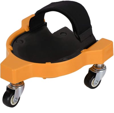 Dailygoods- Kniekussen Multifunctioneel - Kniebeschermers voor Houtbewerking - Verstelbare Riem - Comfortabel en Duurzaam - Kunststof met Zachte Voering