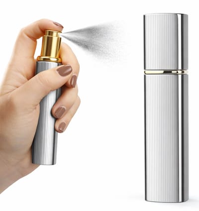 Luxe Parfumverstuiver I Parfum Flesje I Mini Parfum Flesje I Reisflesje Parfum I Reisflesje I Hervulbaar I 12 ML I Zilver