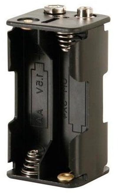 Batterijhouder Stekker - Batterij Box - Apparaten Voeden - Robuust Duurzaam - 58 x 28 x 31 cm - Zwart