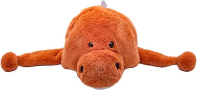 Cute since 1999 - Hoed voor kinderen - Knuffel hoed met Sjaal - Oranje dinosaurus