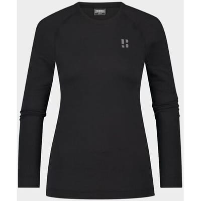 Poederbaas Thermoshirt Lightweight - Dames - Zwart - Maat M
