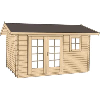Weka Tuinhuis 163 - Onbehandeld - 340x250cm