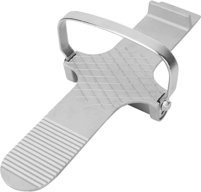 Plaatlifter Voet - Gipsplaat Tool - Zelfbouw Werk - Anti-slip Ontwerp - 30 cm Lengte - Zilver