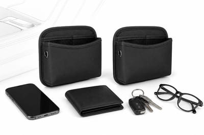 VHV - Auto Organizer - 2 Stuks Mini Opbergtas voor Autostoel - Compact Vak voor Telefoon, Sleutels en Accessoires