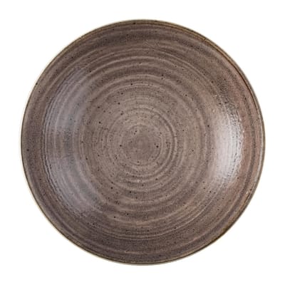 Churchill Stonecast Raw Brown Coupe Schalen 184mm (12 stuks)