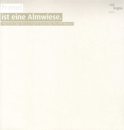 Franui - Franui Ist Eine Almwiese (LP)