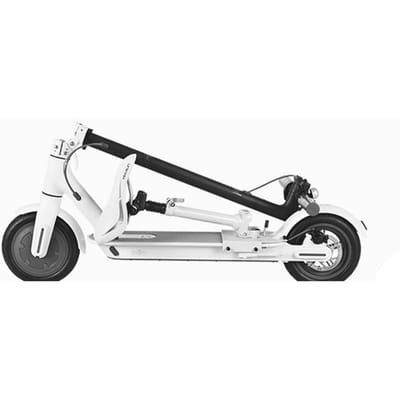 Opvouwbaar zadel voor scooter Elektrisch Skateboard Zadel Scooter Opvouwbaar Hoogte Opvouwbare Zitting Stoel wit
