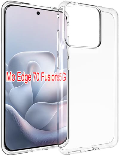 MobyDefend Hoesje - Geschikt voor Motorola Edge 70 Fusion - Transparante TPU Backcover - Volledig Doorzichtig