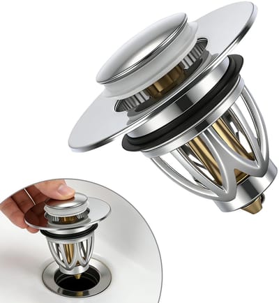 Dailygoods- Afvoerstop Pop-up - Wastafelstop - Afvoerplug
