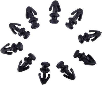 Bevestigingsclips voor Carrosserie en Interieur - 10 Stuks Zwarte Clips voor Ford Mondeo MK2, MK3 en MK4 Modellen