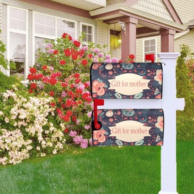 Brievenbushoezen Magnetisch - Brievenbus Decoratie - Buiten Tuin - Waterdicht Oxford Materiaal - Standaard Formaat - Zwart