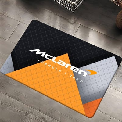 LOGO M-McLaren Vloermat Rechthoek Antislip Huis Zacht Badmat Voordeur Binnen Buiten Mat Hotel Decor Mat 80x120 cm