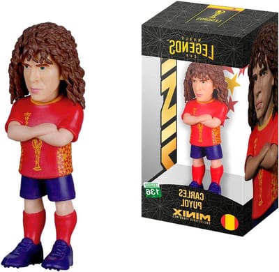 Verzamelbeeldje Puyol - Voetbal Legende - Hobby Verzamelen - Officieel Gelicentieerd - 12 cm Hoog - Meerkleurig