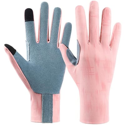 Gants de Golf pour Femmes Paumes en Peau de Cerf Antidérapants Résistants aux Frottements Printemps et Été Légers et Respirants Gants de Protection Solaire pour une Paire L