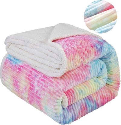 Extra Zachte Sherpa Fleece Plaid voor Tweepersoons Bed - Warm, Dubbelzijdig en Pluizig