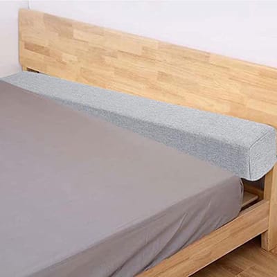 Bed Opvulling - Matras Verlenger - Bed Comfort - Hoogwaardig Schuim - 90x5x20cm - Lichtgrijs