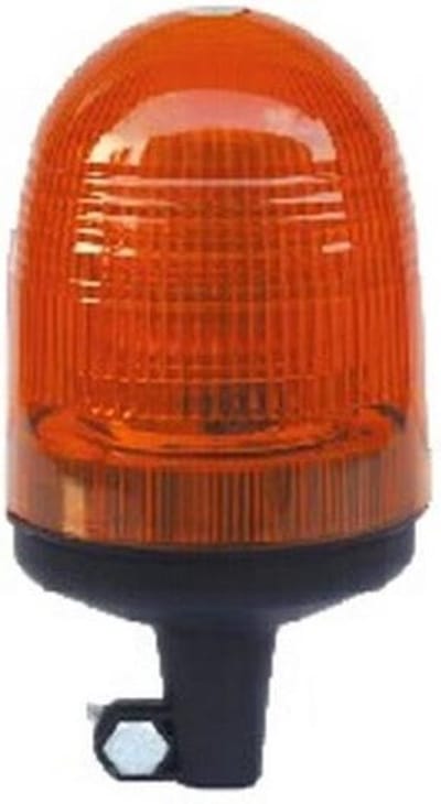 ORANJE dak zwaailicht - 18 LED - R10 / R65 - E keurmerk - beugel bevestiging