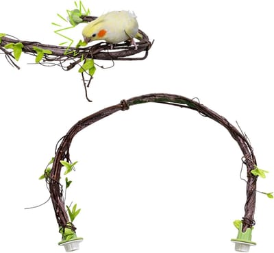 Vogel Zitstok - Papegaai Tak - Kooi Verrijking - Buigbare Hars - 65 cm - Niet gespecificeerd