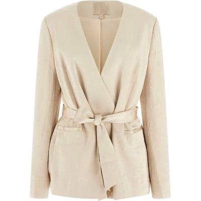Vrouwelijke crepe satijnen blazer Guess Casey