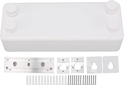 Dubbel opklapbaar wandmontage droogrek - 30 meter - veilig en robuust - voor balkon en badkamer - wit .