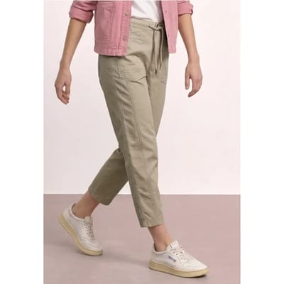 Barrel Leg broek van Twill
