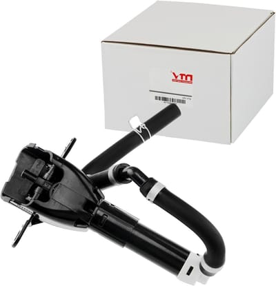 Wasmondstuk Koplampreiniging - Reinigingssproeier Links - Auto Onderhoud - Specifiek Ontwerp - 20x10x9 cm - Zwart