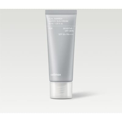CELIMAX Crème Solaire Aqueuse Double Barrière SPF50+ PA++++ Crème Solaire Minérale Hydratante 40ml 2 Packs (40ml × 2)