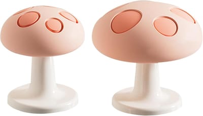 Toilettankknop - Spoelhulp - Badkamer Upgrade - Schattig Paddenstoel Design - 2.8-3 cm - Groen Roze