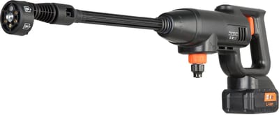 Accu Hogedrukreiniger, 40 Bar - 4,2 L/Min - Handzaam Ontwerp Met 4,0 Ah Accu - 6-In-1 Mondstuk - voor Auto, Terras En Planten