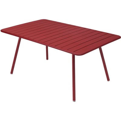 Fermob LUXEMBOURG Comfort 6 tafel - 43 chili mat