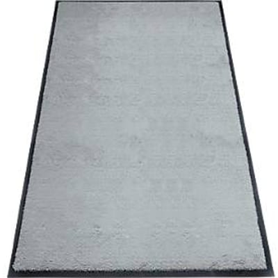 Vuilvangmat miltex Eazycare Style, hoekig, antistatisch, UV-bestendig, afwasbaar, high twist nylon & Niltril rubber, 850 x 1500 mm, verkeersgrijs