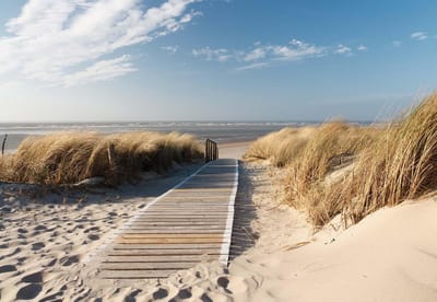 Fotobehang Beach Scene | XL - 208cm x 146cm | 130g/m2 Vlies