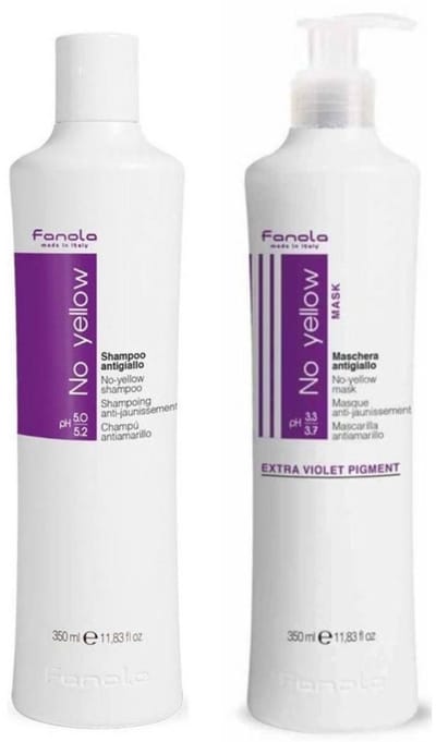 Fanola - No Yellow Shampoo & Mask Set - 350+350ml