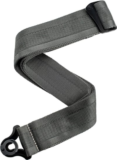 D'Addario 50BAL09 Auto-Lock Guitar Strap (Metal Grey) - Gitaarband