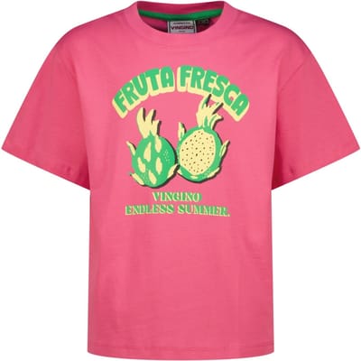 Vingino Girls Heike T-shirt Sangria Sunset Taglia: 4 | T-shirt Outlet | kids | Giallo