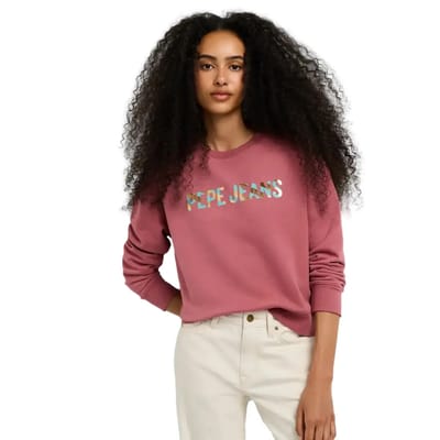 Pepe Jeans Celeste Sweatshirt Roze XL Vrouw