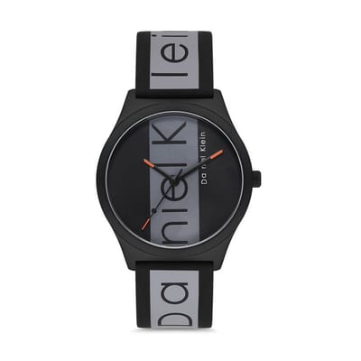 Daniel Klein DK.1.12617-6 - Horloge - Analoog - Mannen - Heren - siliconen band - rond - Zwart - Grijs