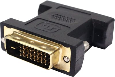 BeMatik - DVI-D mannelijke naar DVI-I vrouwelijke dual link-adapter