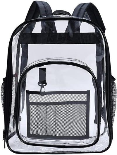 Schooltassen - Transparante schooltassen - 20-35L PVC-rugzakken - Waterdicht en veilig - Draagbare schooltassen - Terug naar schoolseizoen - Geschikt voor school