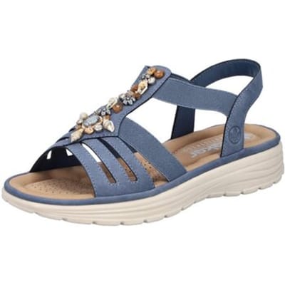 Sandalen met sleehak Rieker -