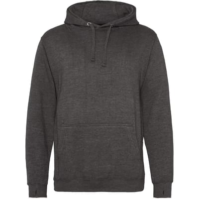 Just Hoods Street Hoodie JH020 - Charcoal (Heather) - L