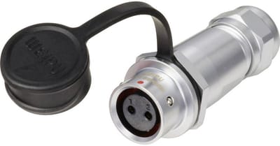 Weipu SF1211/S2 I Ronde connector Koppeling, recht Totaal aantal polen: 2 Serie (ronde connectoren): SF12 1 stuk(s)