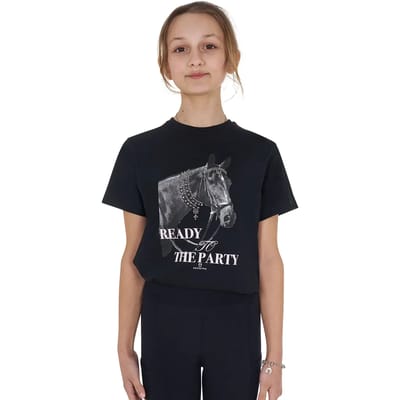 Katoenen meisjes-T-shirt Equestro Ready To The Party