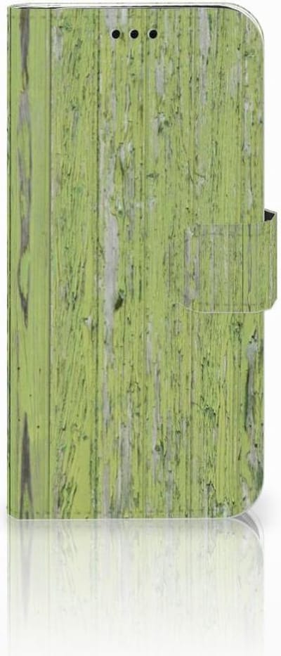 Samsung Galaxy J5 2017 Book Style Case Green Wood