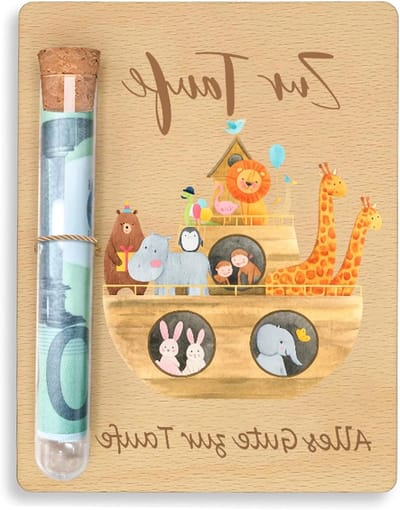 Unieke geldcadeau doos voor doopgeschenken - Perfect voor speciale gelegenheden, gepersonaliseerd en duurzaam