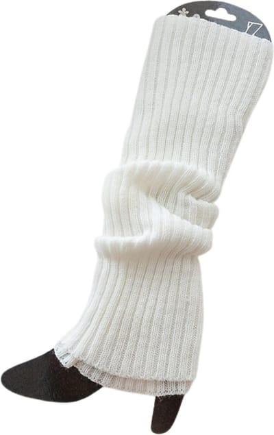 Nivard Beenwarmers - Dames - Overknee - Ballet - Wol - Kniekousen - Leg Warmers - Warm - Wit