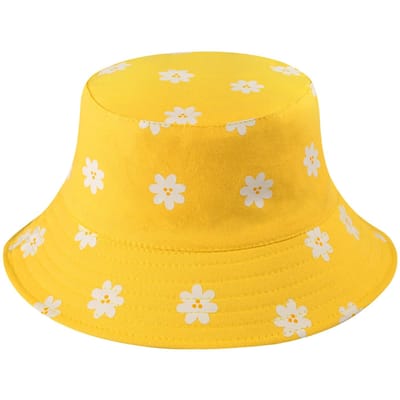 Dames emmerhoed omkeerbare bloemenprint Fishman hoeden vakantie reizen strandpet