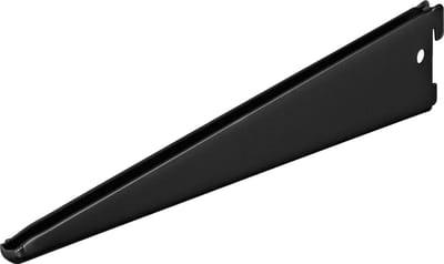 Wovar Plankdrager voor Dubbele F|rails Zwart 470 mm | Per Stuk